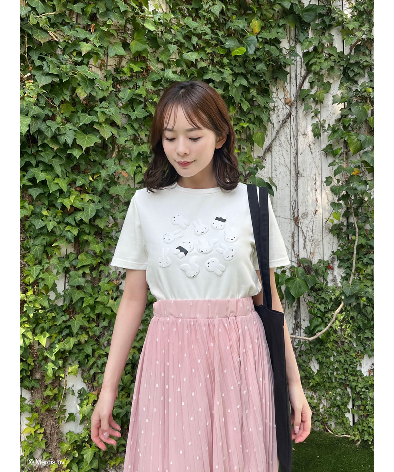 miffy バイカラープリントTシャツ 詳細画像 オフホワイト 1