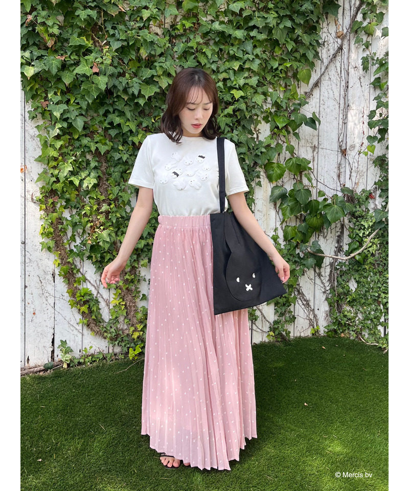 miffy バイカラープリントTシャツ 詳細画像 オフホワイト 4