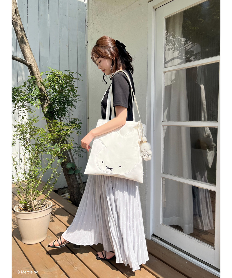 miffy バイカラープリントTシャツ 詳細画像 ブラック 3