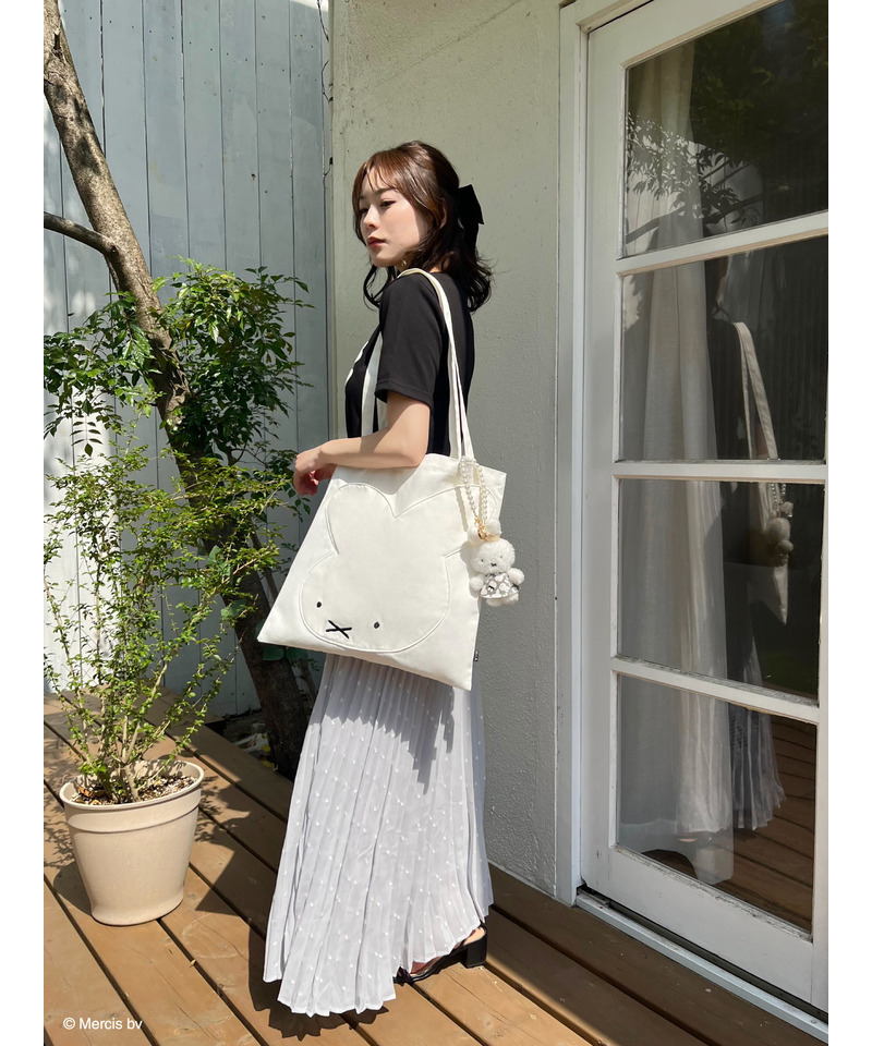 miffy バイカラープリントTシャツ 詳細画像 ブラック 4