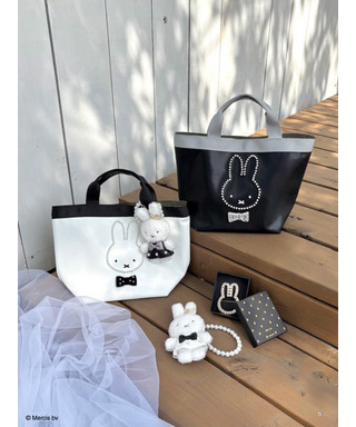 miffy パールトリミングバッグ
