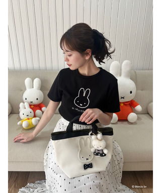 miffy パールトリミングバッグ