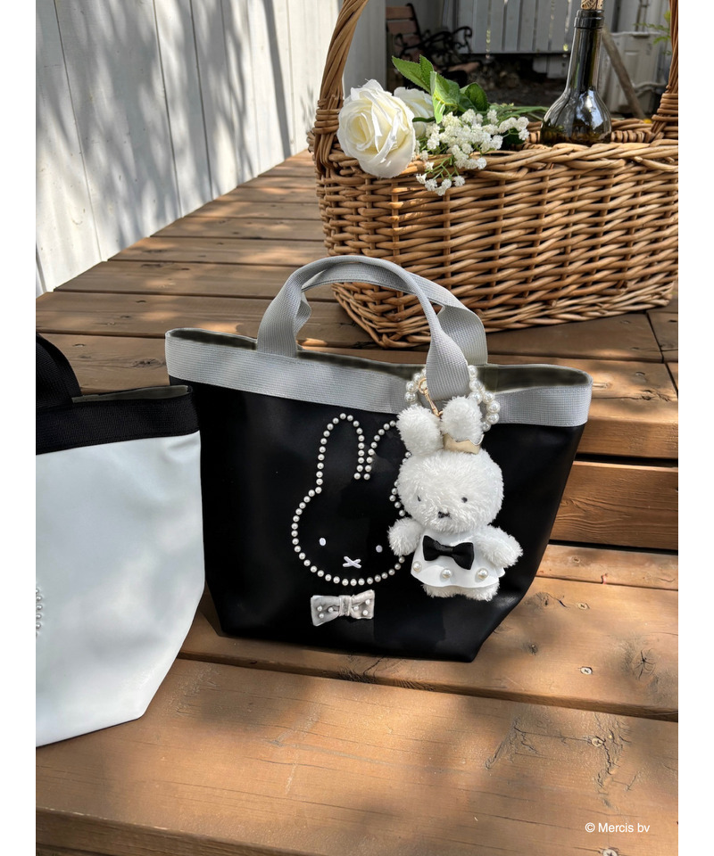miffy パールトリミングバッグ 詳細画像 ブラック 2