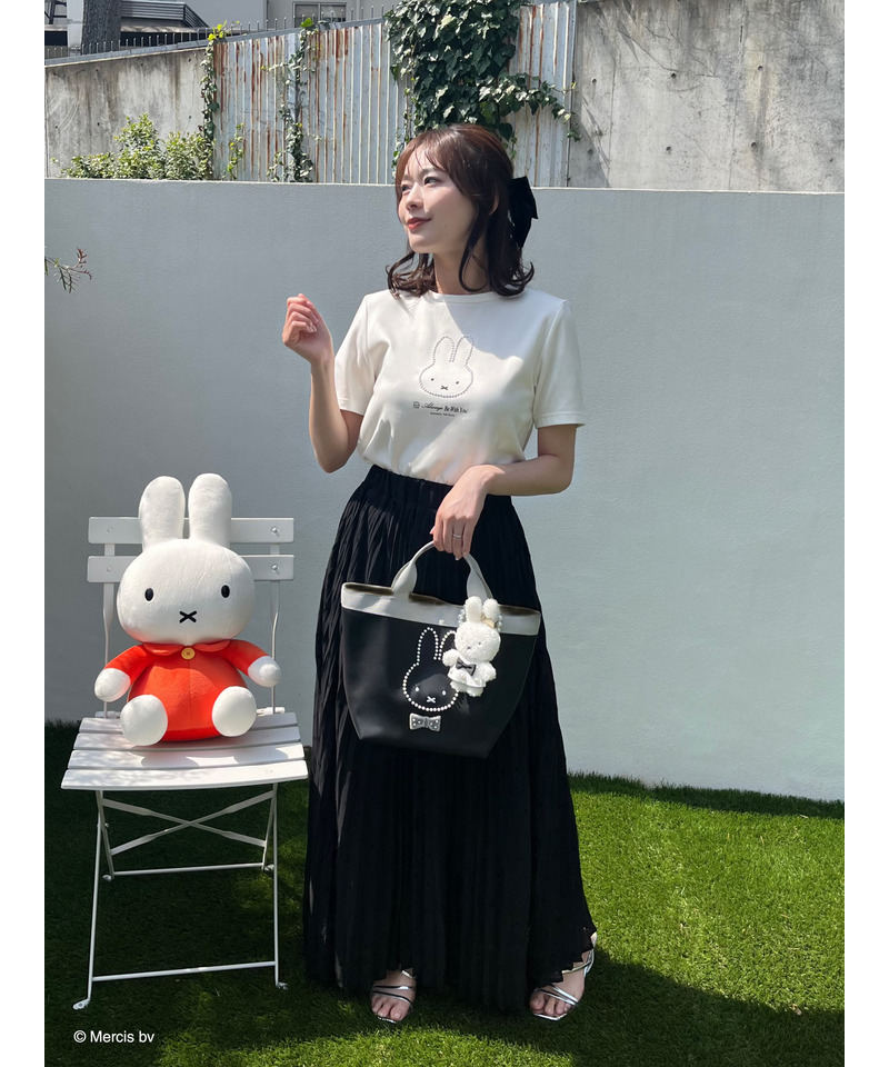 miffy パールトリミングバッグ 詳細画像 ブラック 4