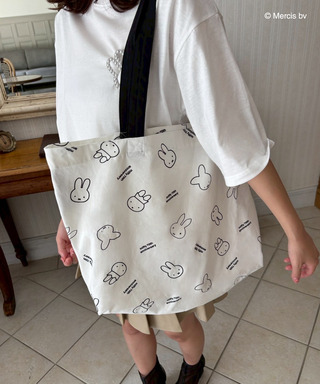 miffy バイカラーBIGトートバッグ