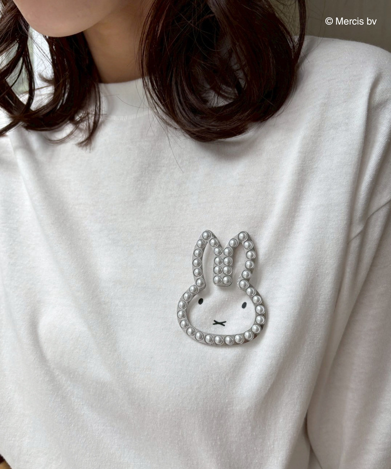 miffy パールブローチ 詳細画像 オフホワイト 2