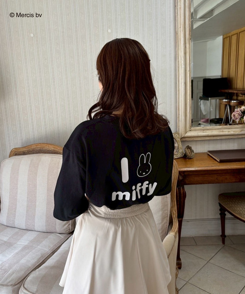 miffy バックプリントTシャツ (丸耳) 詳細画像