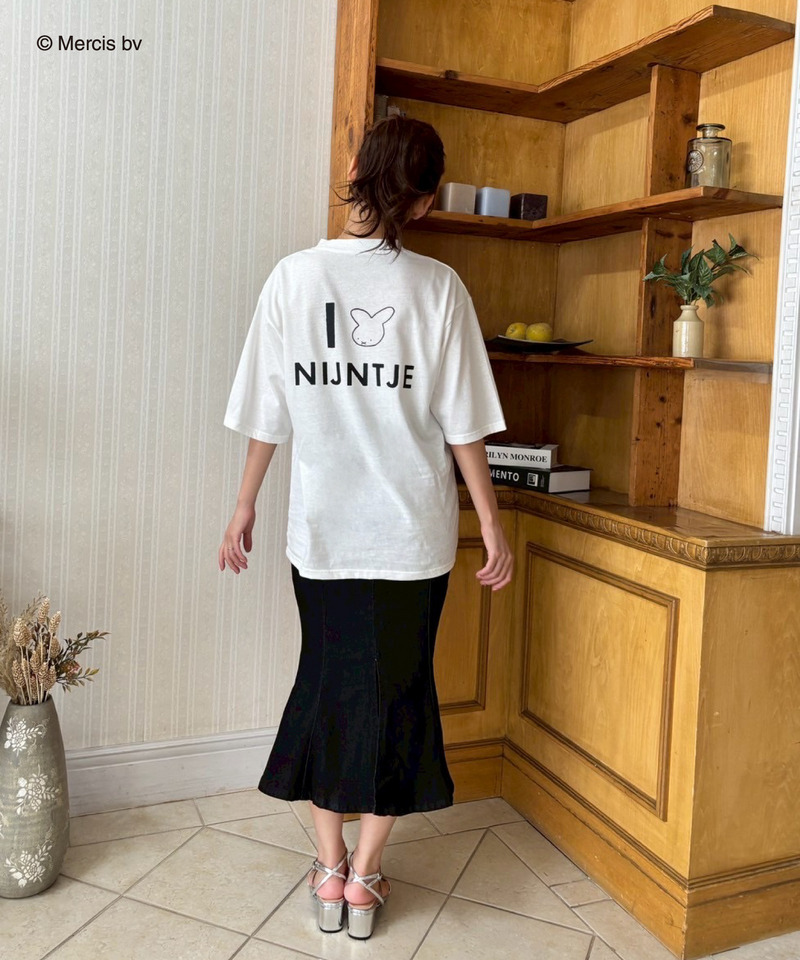 miffy バックプリントTシャツ(ナインチェ) 詳細画像 オフホワイト 3
