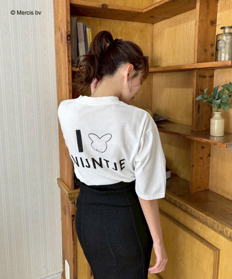 miffy バックプリントTシャツ(ナインチェ) 詳細画像 オフホワイト 4