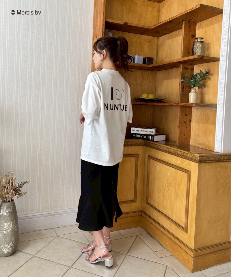 miffy バックプリントTシャツ(ナインチェ) 詳細画像 オフホワイト 9