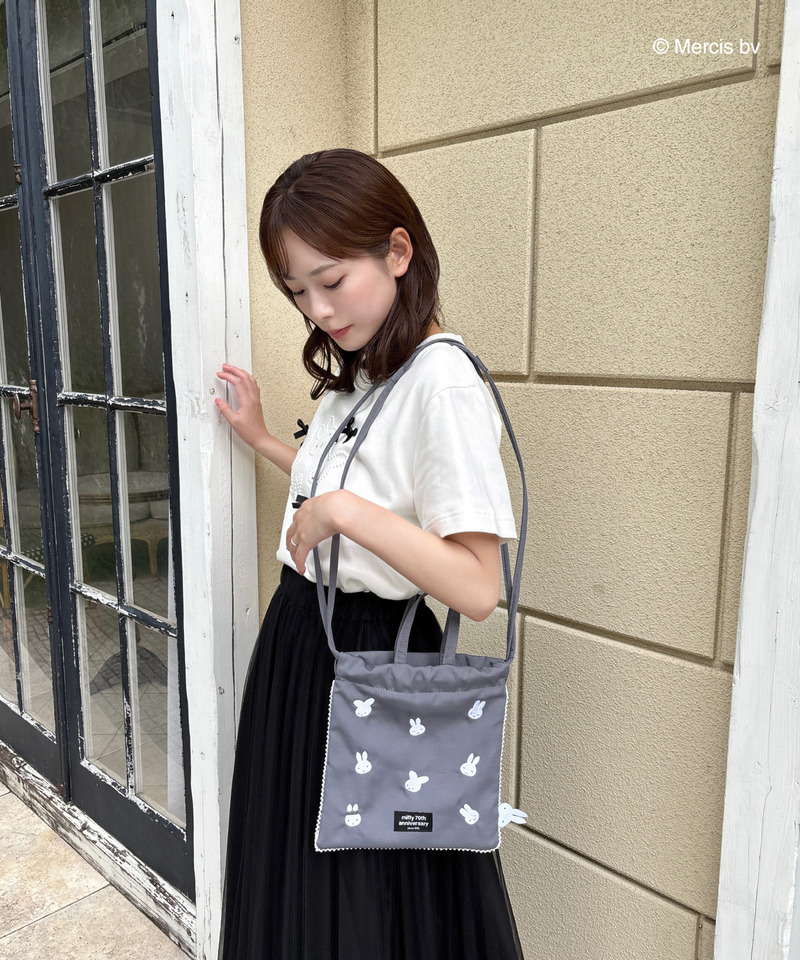 miffy パールリボンTシャツ 詳細画像 オフホワイト 4