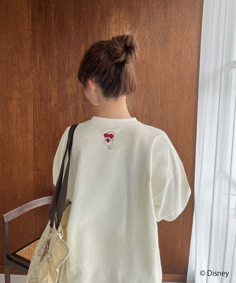 【Disney】くまのプーさん/プリントロンT 詳細画像 オフホワイト 17