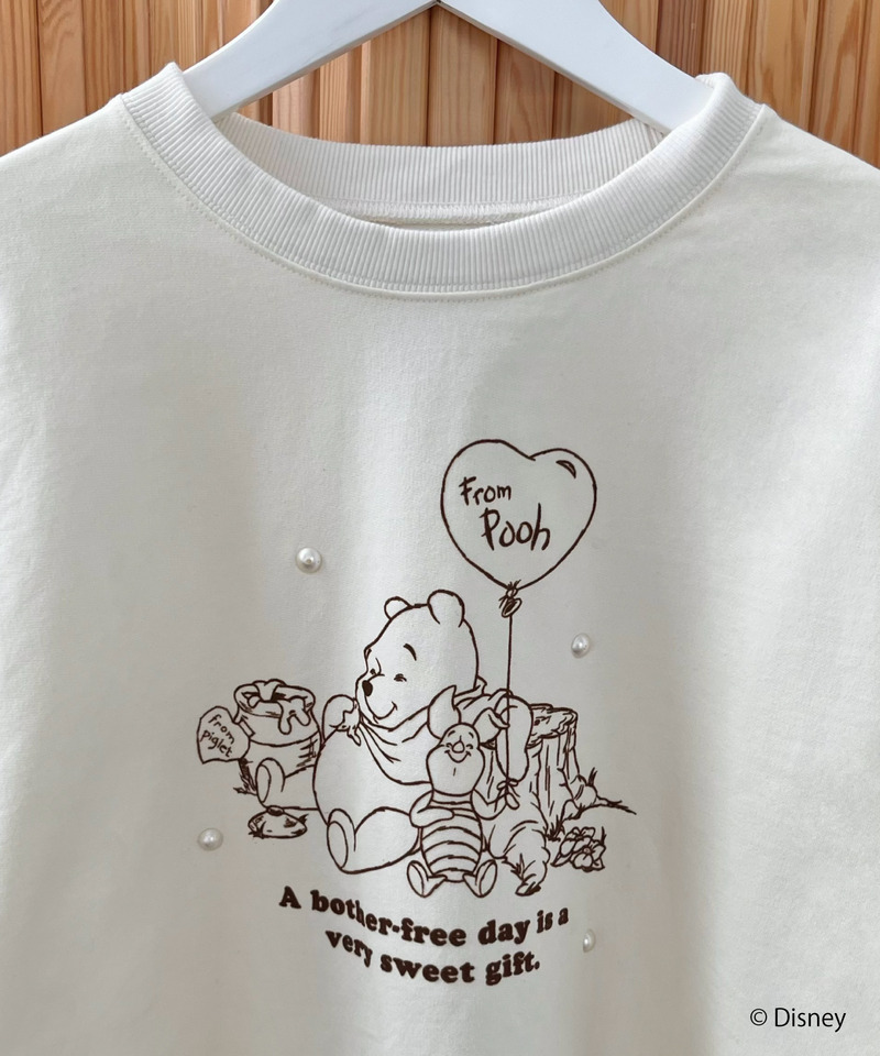 【Disney】くまのプーさん/プリントロンT 詳細画像 ライトグレー 26