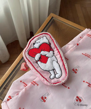 【Disney】くまのプーさん/エコバッグ付きラブリーポーチ