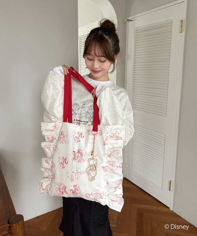 【Disney】くまのプーさん/パールBAGチャーム 詳細画像 ゴールド 3