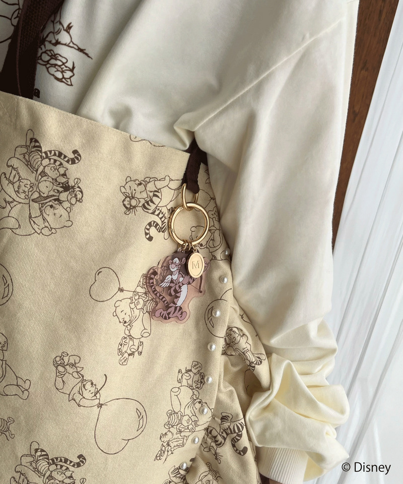 【Disney】くまのプーさん/ラブリーアクリルキーホルダー 詳細画像 ブラウン 2