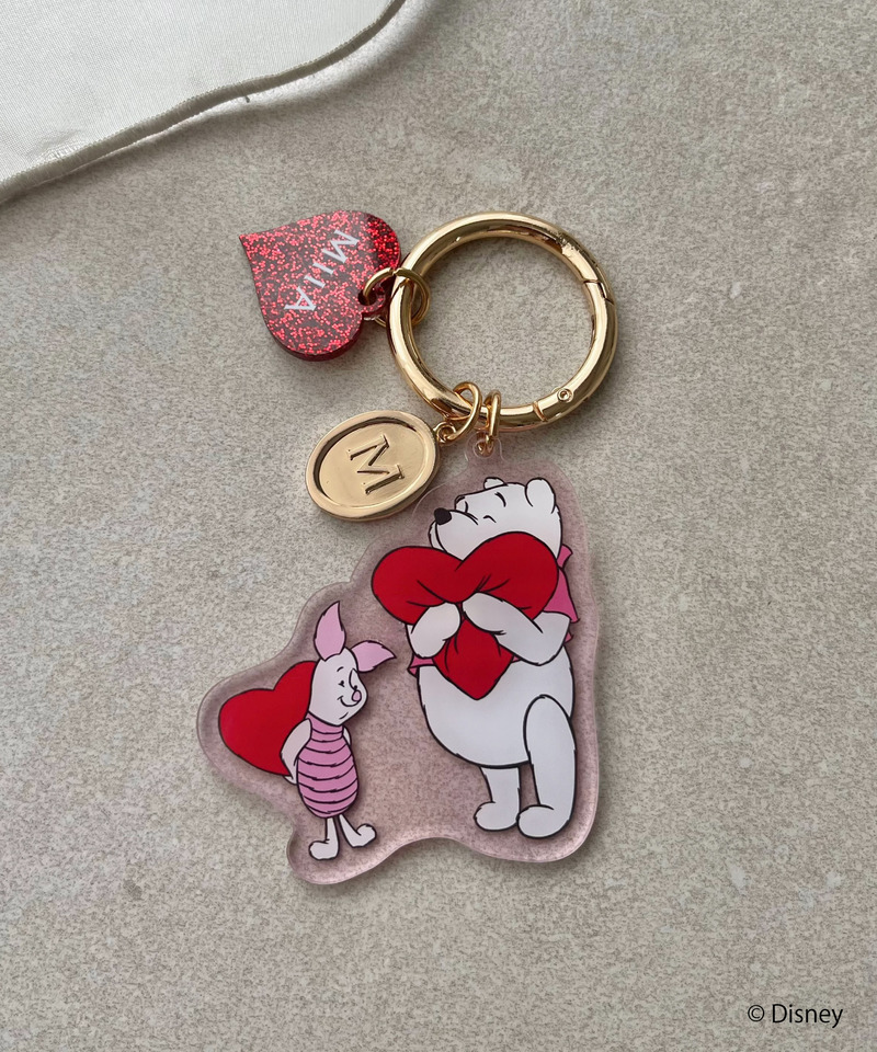 【Disney】くまのプーさん/ラブリーアクリルキーホルダー 詳細画像 ピンク 6