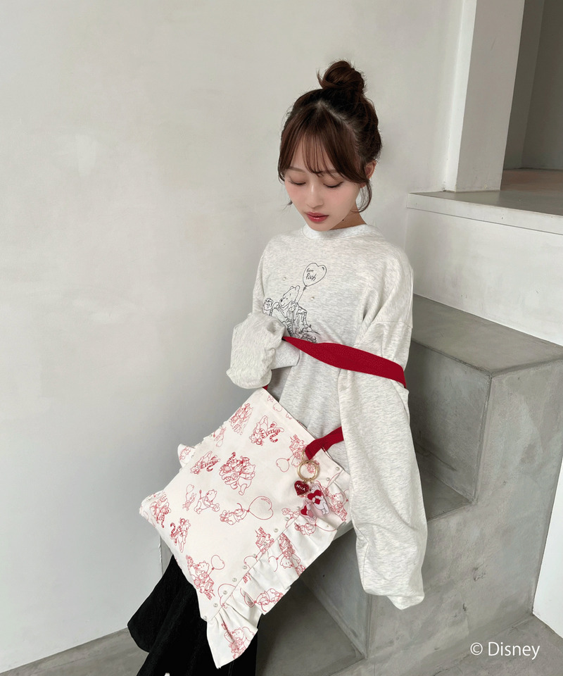 【Disney】くまのプーさん/ラブリーアクリルキーホルダー 詳細画像 ピンク 7