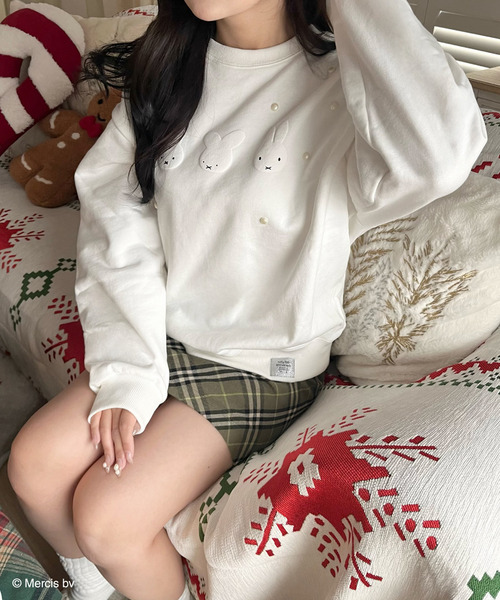 miffy 裏起毛スウェット 詳細画像