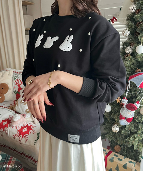 miffy 裏起毛スウェット 詳細画像