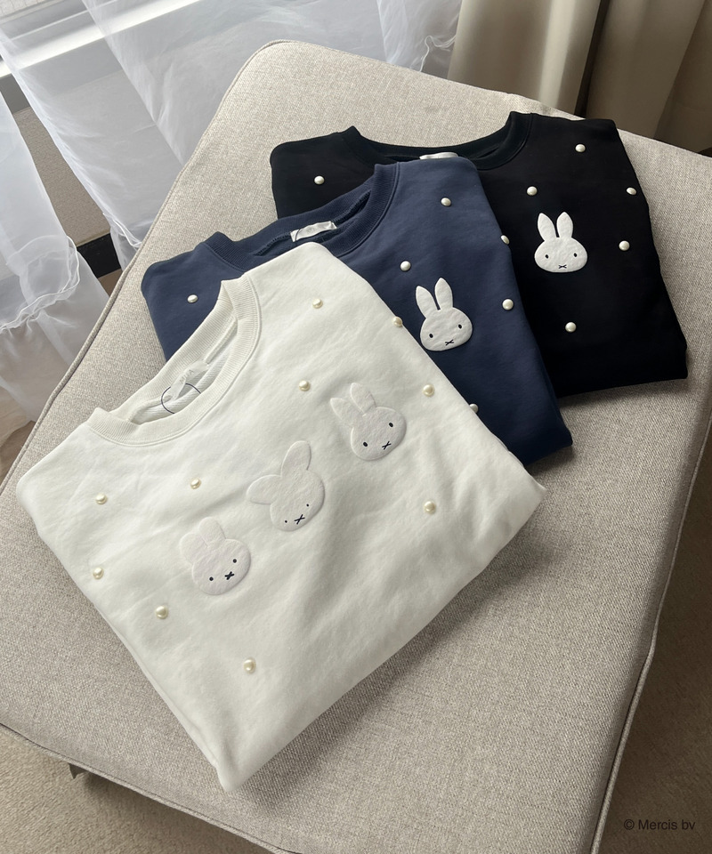 miffy 裏起毛スウェット 詳細画像 オフホワイト 6