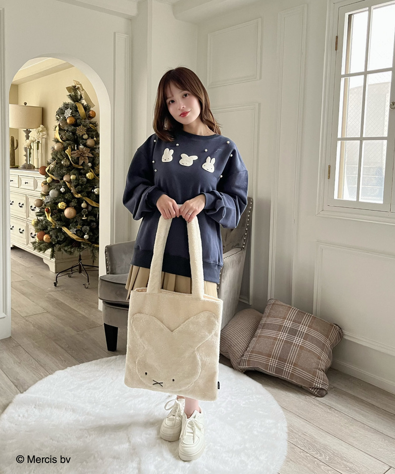 miffy 裏起毛スウェット 詳細画像 ネイビー 11