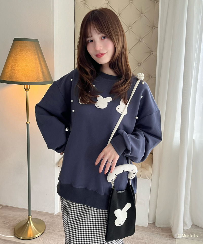 miffy 裏起毛スウェット 詳細画像 ネイビー 23