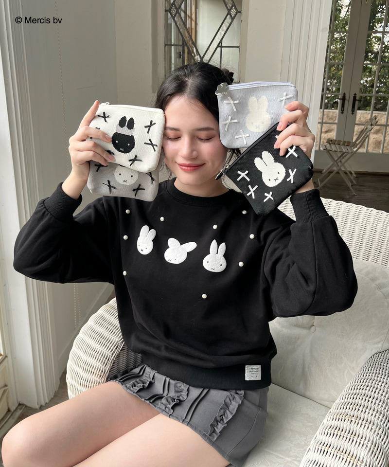 miffy 裏起毛スウェット 詳細画像 ブラック 10