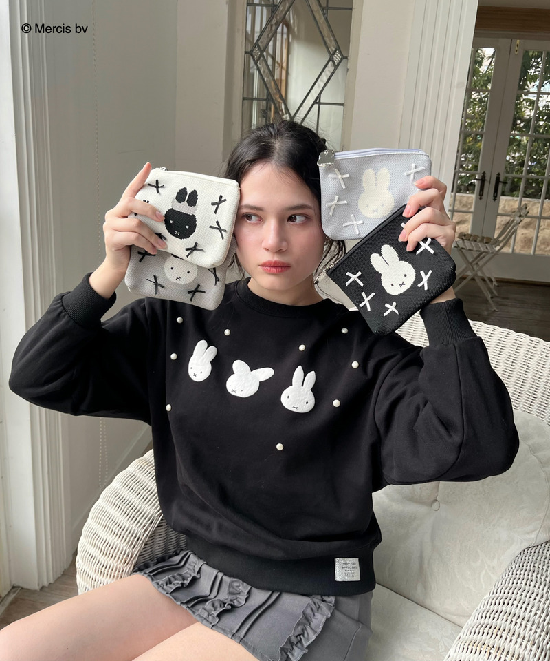 miffy 裏起毛スウェット 詳細画像 ブラック 11