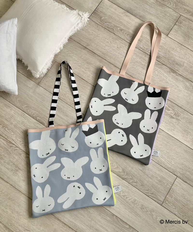 miffy ニットトートバッグ 詳細画像 ブルー 2