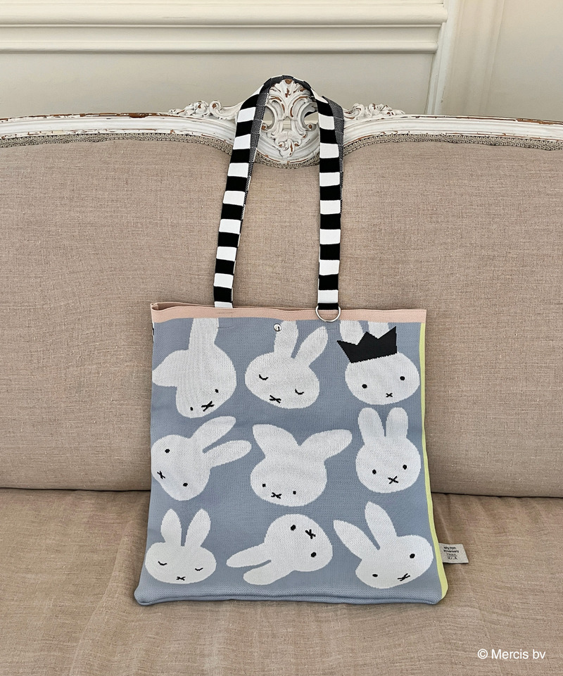 miffy ニットトートバッグ 詳細画像 ブルー 3