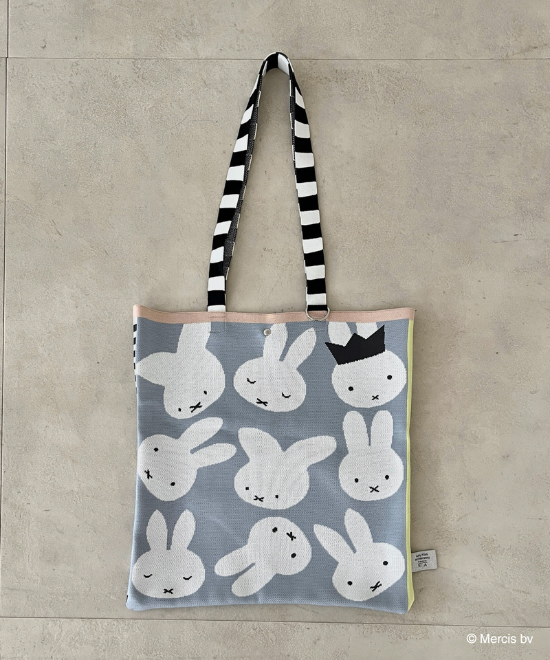 miffy ニットトートバッグ 詳細画像 ブルー 4