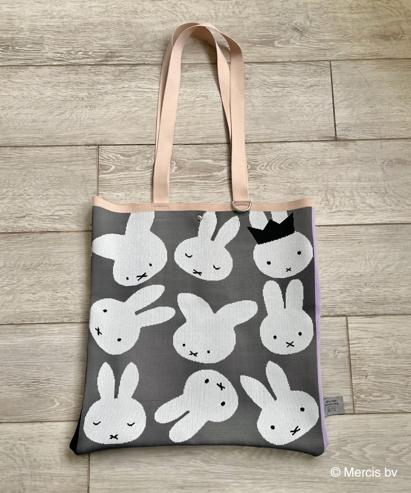 miffy ニットトートバッグ 詳細画像 グレー 14