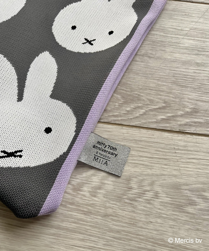 miffy ニットトートバッグ 詳細画像 グレー 15
