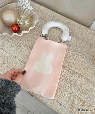 miffy 2wayリボンニットバッグ