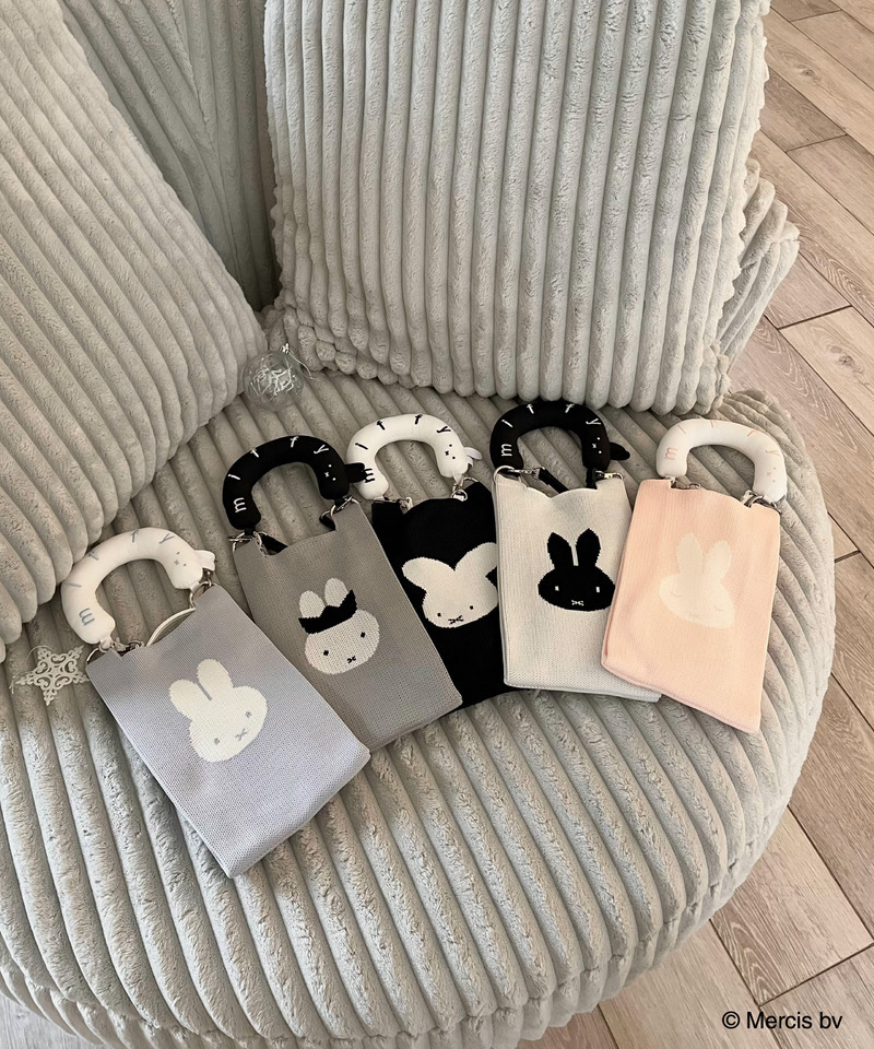 miffy 2wayリボンニットバッグ 詳細画像 オフホワイト 2