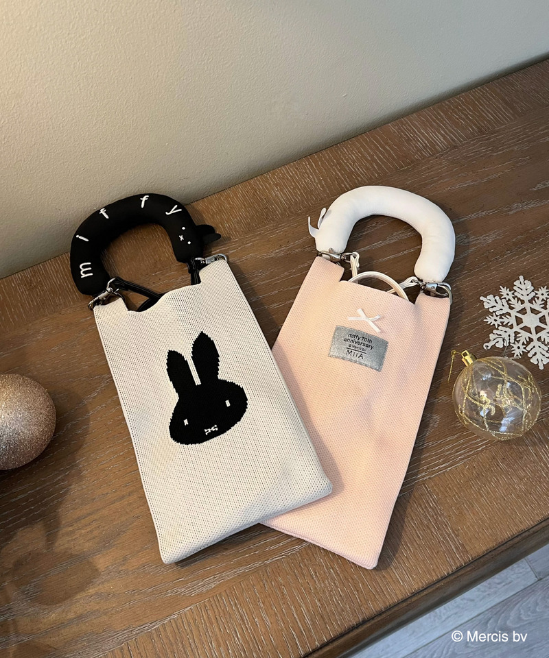 miffy 2wayリボンニットバッグ 詳細画像 ピンク 2