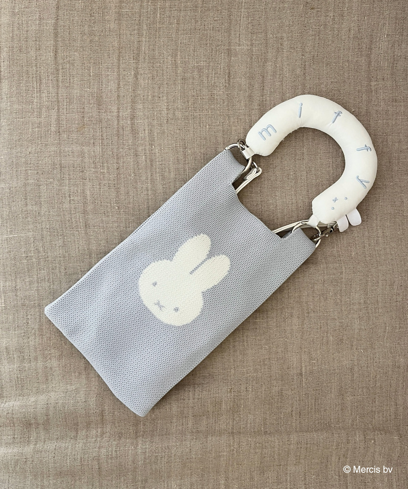 miffy 2wayリボンニットバッグ 詳細画像 ブルー 4