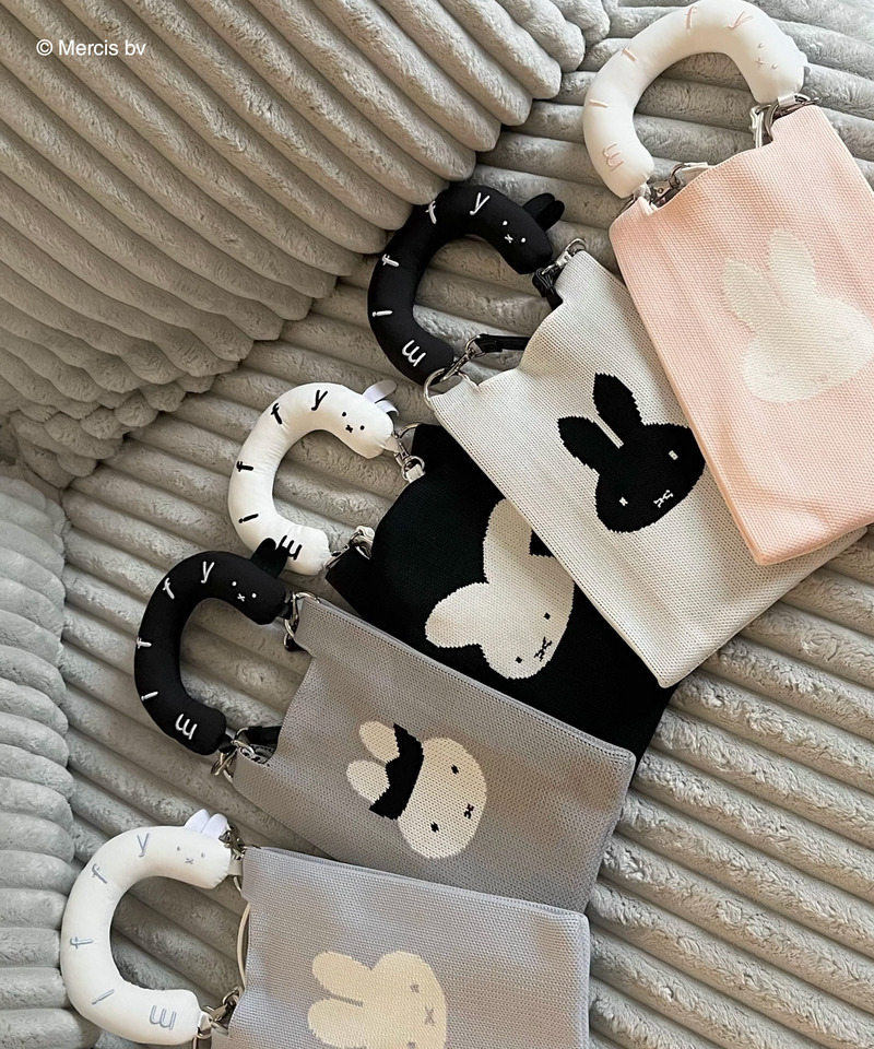 miffy 2wayリボンニットバッグ 詳細画像 ブラック 12