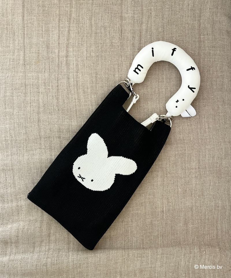 miffy 2wayリボンニットバッグ 詳細画像 ブラック 13