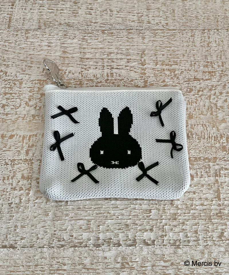 miffy リボンニットポーチ 詳細画像 オフホワイト 8