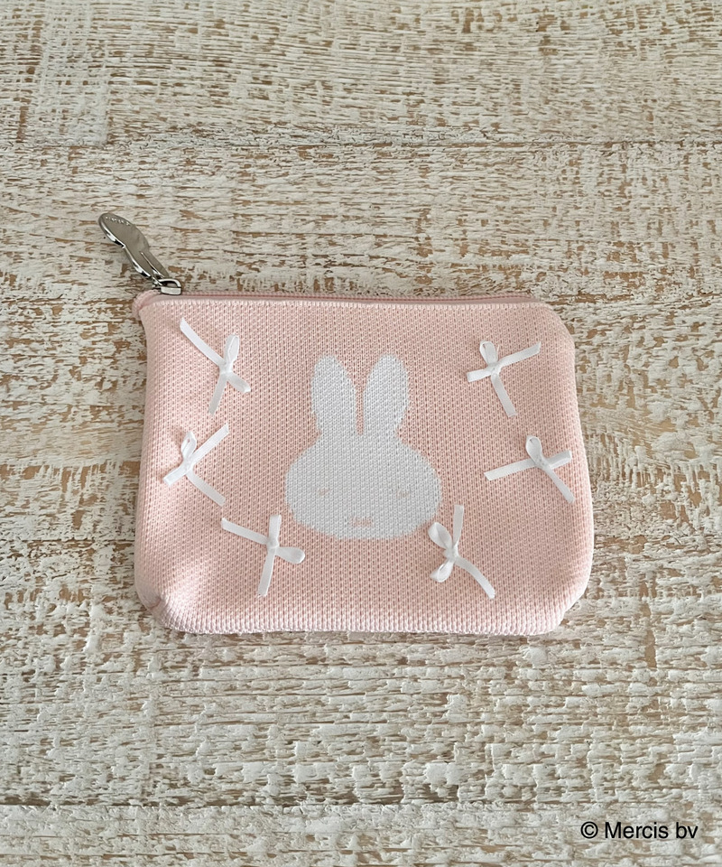 miffy リボンニットポーチ 詳細画像 ピンク 2