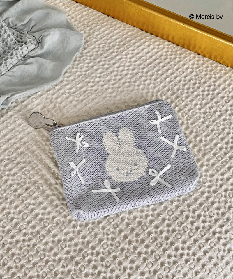 miffy リボンニットポーチ 詳細画像 ブルー 1