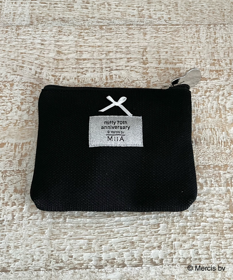 miffy リボンニットポーチ 詳細画像 ブラック 4