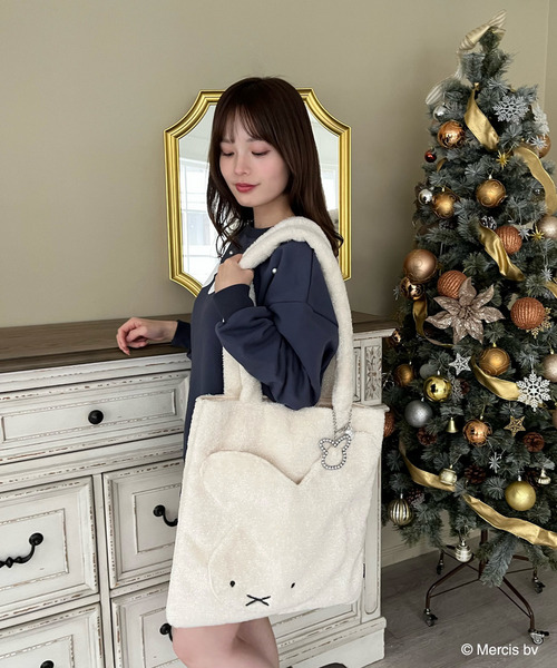 miffy ラメダイカットトートバッグ 詳細画像