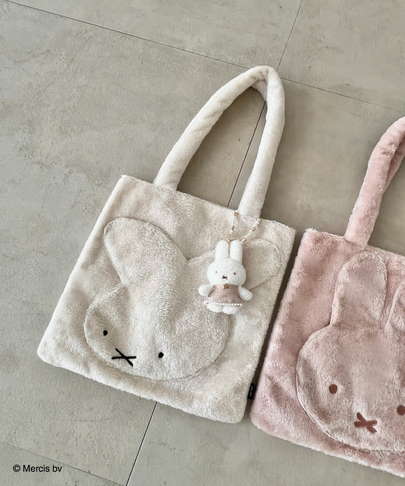 miffy ラメダイカットトートバッグ 詳細画像 オフホワイト 28