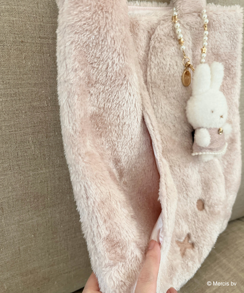 miffy ラメダイカットトートバッグ 詳細画像 ピンク 6