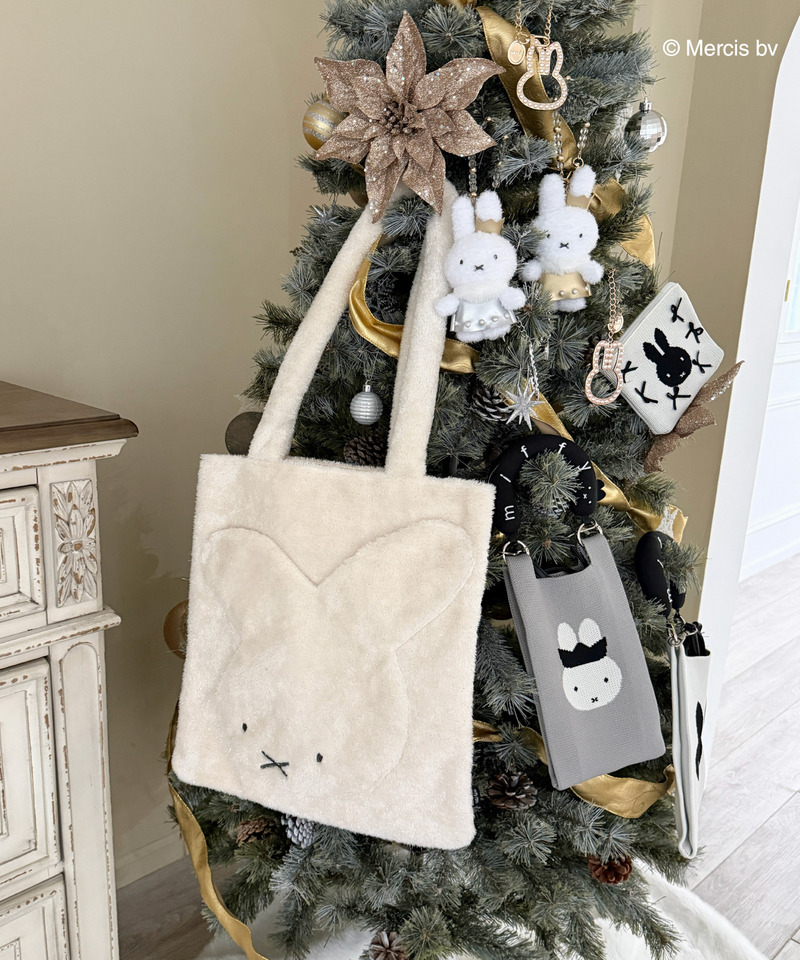 miffy ラメダイカットトートバッグ 詳細画像 グレー 4