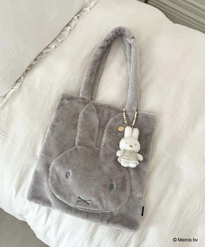 miffy ラメダイカットトートバッグ 詳細画像 グレー 6