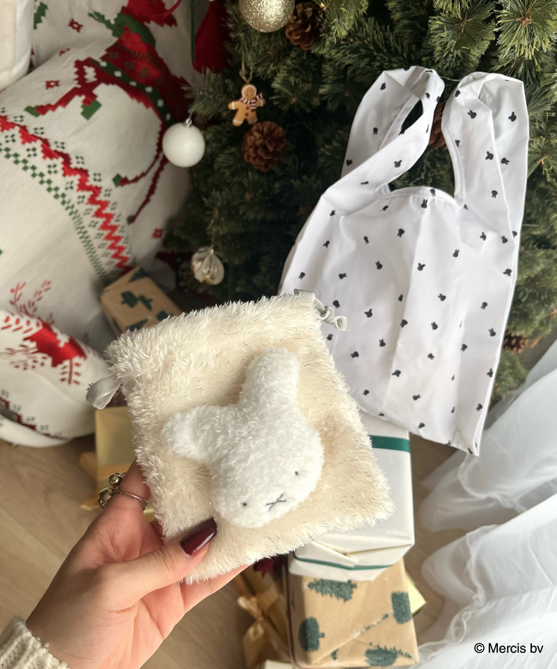 miffy 巾着付き総柄エコバッグ 詳細画像 オフホワイト 4